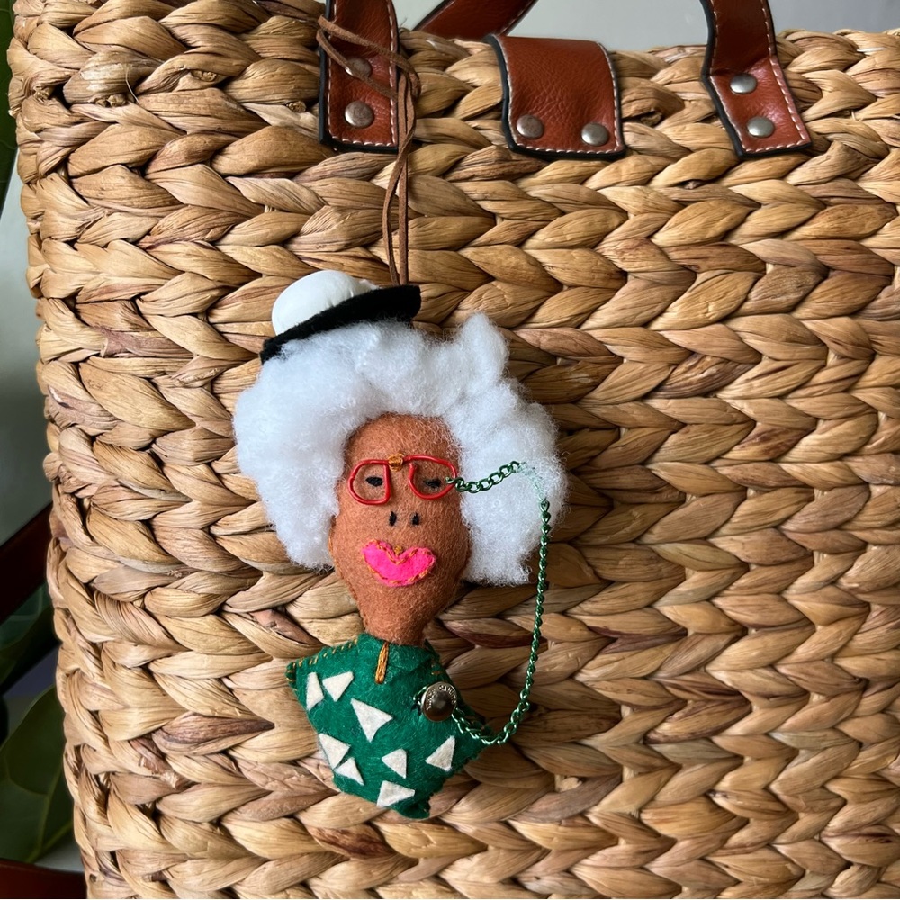 Charming Felt Doll Bag Charm